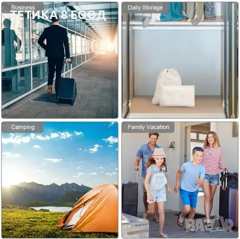 Органайзери за куфар, 8 части, снимка 10 - Органайзери - 49665151