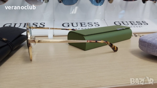 GUESS Кръгли слънчеви очила GOLD, снимка 3 - Слънчеви и диоптрични очила - 51788369