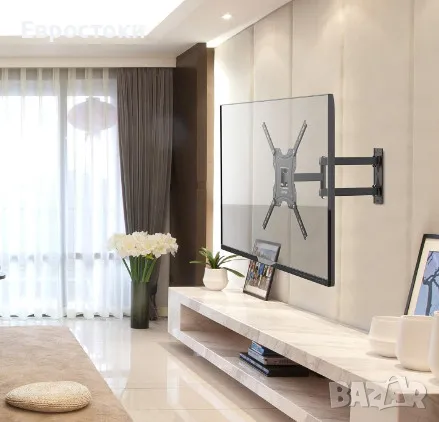 Стенна стойка за телевизор GRIFEMA GB1004, въртяща се стенна стойка за ТВ, за екрани 26-55 инча, снимка 2 - Стойки, 3D очила, аксесоари - 47427668