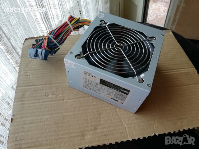 Компютърно захранване 500W PowerBox ATX-500W Switching Power Supply 120mm FAN, снимка 5 - Захранвания и кутии - 40375321