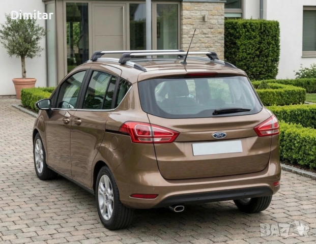 Ford B-Max Оригинален багажник за покрив (рейлинг, греди, релси), снимка 3 - Аксесоари и консумативи - 53822255