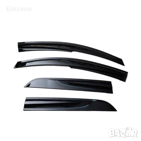 Ветробрани за външен монтаж черни 4 броя Опел Астра Astra J 2010 до 2015 предни задни седан, снимка 3 - Аксесоари и консумативи - 40332869