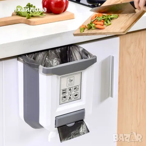 Кошче за отпадъци /сгъваемо/бяло/, снимка 3 - Други - 48283296