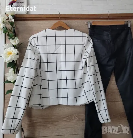Бяло сако H&M , снимка 2 - Сака - 50214835