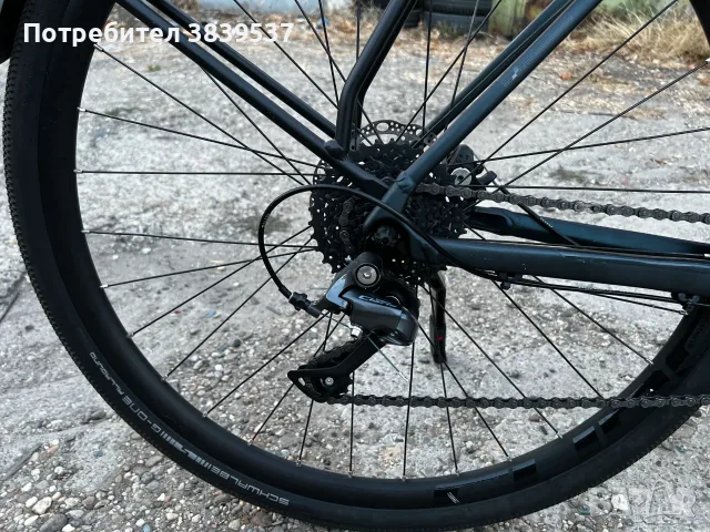 Gravel велосипед CUBE Nuroad FE 2023 (Dark Blue) – Динамо осветление & Заден багажник, М размер, снимка 7 - Велосипеди - 55891865