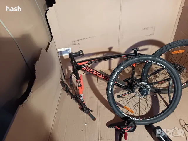 Планински електрически велосипед Swifty AT650 с батерия на рамката, унисекс, 250 W, 36V, 27.5", снимка 8 - Велосипеди - 48972977