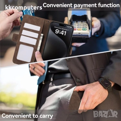 Motorola Moto G05 ABEEL Wallet Калъф и Протектор, снимка 8 - Калъфи, кейсове - 52674289