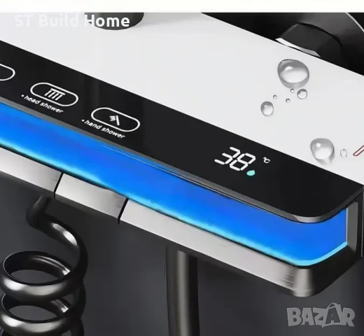 Луксозна Душ Система с 4 Изхода + LED Осветление и Цифров Дисплей, снимка 7 - Душове - 50892423