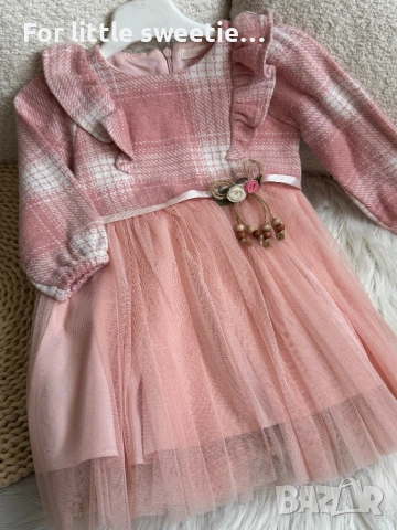 Красива рокля с тюл 🎀 нова! 