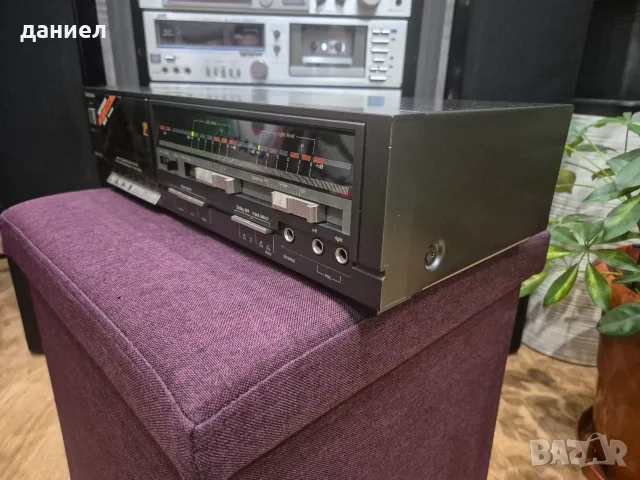 Много симпатичен японски касетен дек Technics RS-B10 с отличен външен вид - за ремонт или за части, снимка 2 - Декове - 56087567