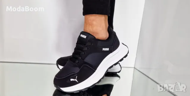 Puma черни дамски маратонки , снимка 6 - Маратонки - 48139419