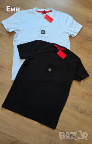 Мъжки луксозни тениски HUGO BOSS Dsquared2 Burberry Moschino Nike , снимка 4 - Тениски - 50158566