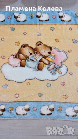 Луксозно одеяло 105х120 много пухено и меко. Не различимо от ново., снимка 1