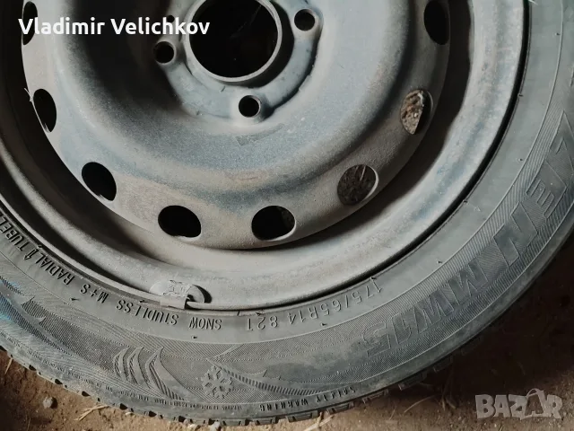 14 цола джанти с гуми пежо206, снимка 3 - Гуми и джанти - 55939696