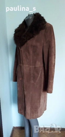 Винтидж / "Vroom & Dressman" и "PIANO WOMAN" / Дамско палто / манто от естествен велур , снимка 3 - Палта, манта - 52524720