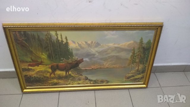 Картина в дървена рамка 110х59, снимка 2 - Картини - 34038298