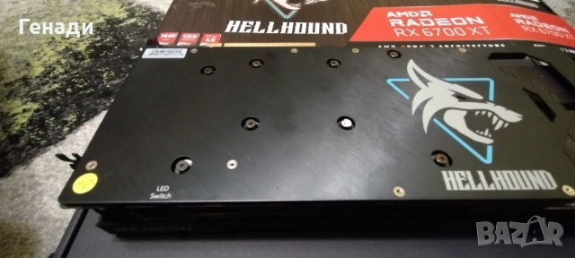 НОВА Radeon RX 6700 XT 12GB Powercolor Hellhound, снимка 6 - Видеокарти - 53344805