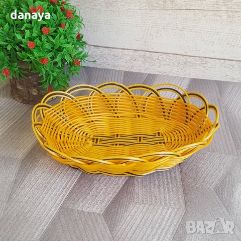 2704 Елипсовиден панер за хляб и плодове, снимка 5 - Аксесоари за кухня - 35677493