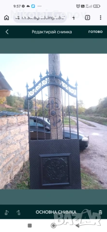 Правя врати и огради по размери 