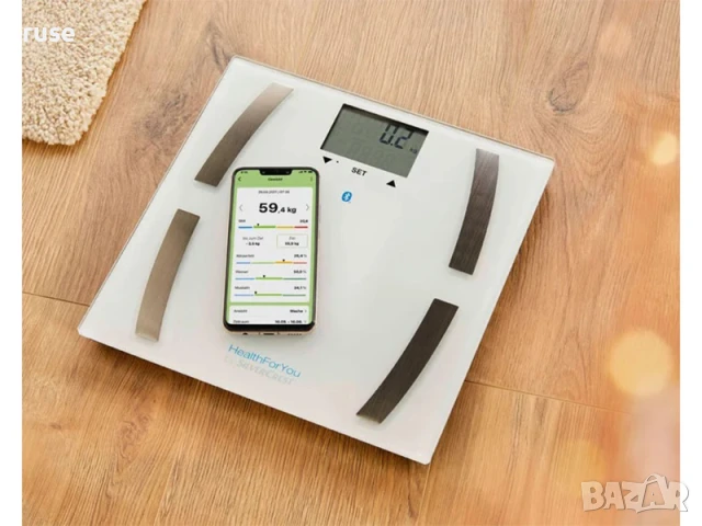 НОВИ! Кантар за телесно тегло/ мазнини/ вода/ мускулна и костна маса/ калории/ до 180кг, снимка 7 - Друга електроника - 43131751