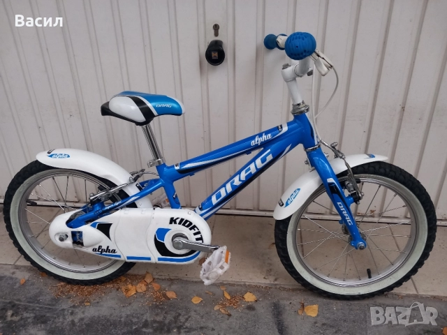 Лек алуминиев велосипед Драг Алфа 18 и 16 цола , снимка 3 - Велосипеди - 51687338