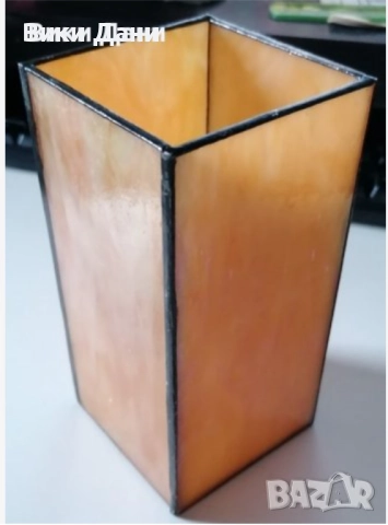 Стъклени споени Витраж Морано вази Свещници , снимка 2 - Колекции - 31481168