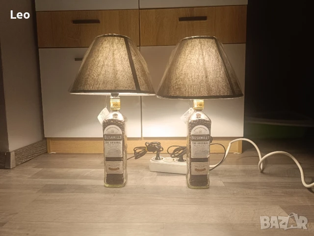 Нощни лампи от Бутилки Bushmills