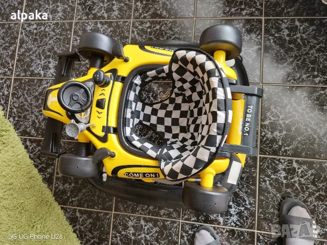 Бебешка проходилка 4 в 1 Chipolino Car Racer (Рейсър) в отлично състояние, снимка 4 - Проходилки - 56227617