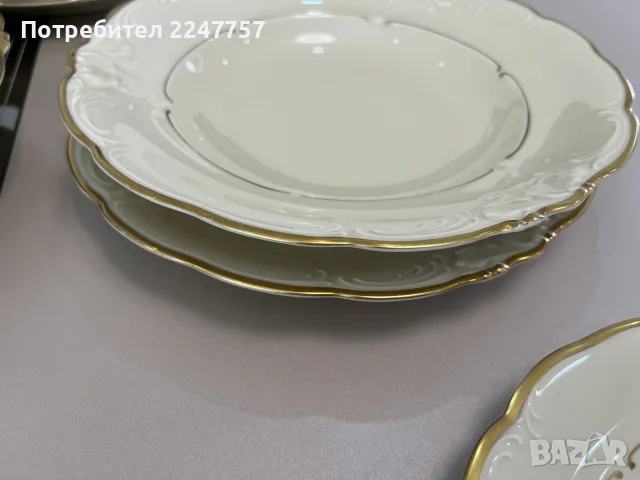Сервиз за хранене KPM слонова кост, снимка 13 - Сервизи - 56339717