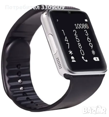Smartwatch с Bluetooth, слот за SIM карта и камера, снимка 3 - Смарт часовници - 49908949