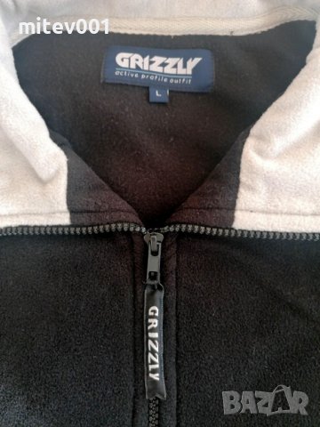 Двуцветен eлек полар Grizzly GAUSTA черно-бежово 150887, снимка 2 - Елеци - 39131238