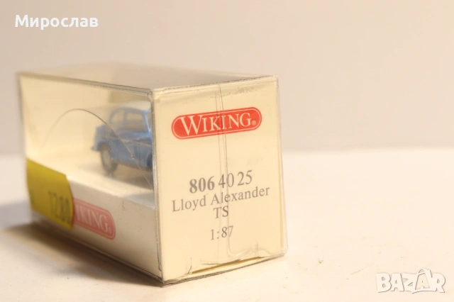 WIKING H0 1/87 LIOD ALEFANDER МОДЕЛ КОЛИЧКА, снимка 3 - Колекции - 53539353