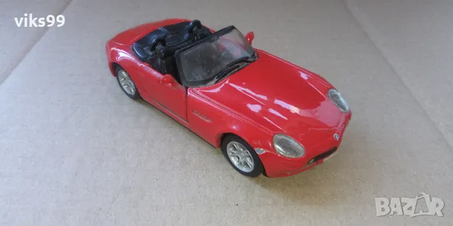 Метална количка BMW Z8 Maisto - Мащаб 1:38, снимка 7 - Колекции - 49401588