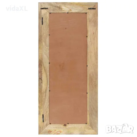 vidaXL Огледало, 110x50 см, мангово дърво масив, снимка 2 - Огледала - 56146698