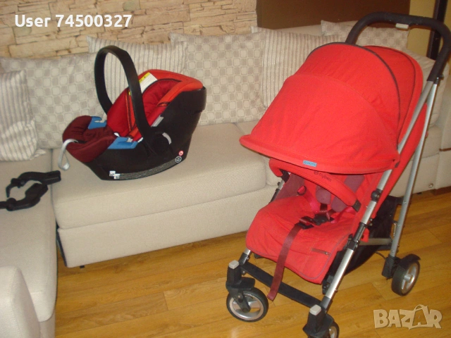 Бебешка количка CYBEX Callisto, снимка 4 - Столчета за кола и колело - 37734518