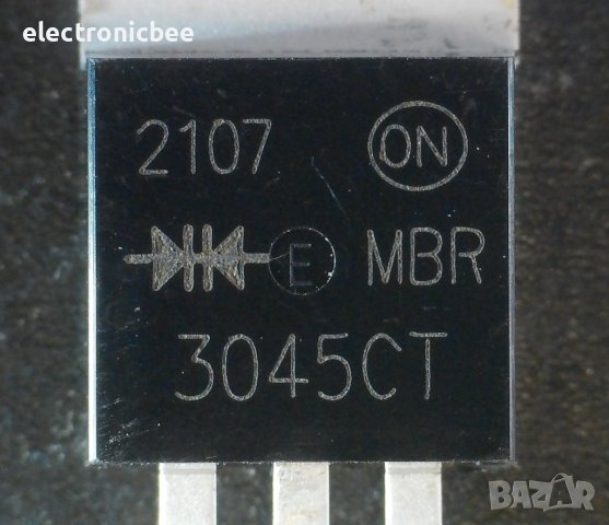  Schottky Rectifier 2107 ON MBR 3045CT, снимка 1 - Друга електроника - 39198756