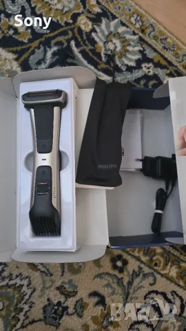 Philips BG7025/15 Bodygroom Series 7000 с вграден гребен , снимка 3 - Тримери - 55892549