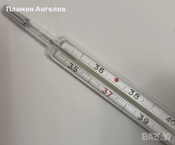 Руски живачен термометър за измерване на телесна температура от соца. , снимка 5 - Уреди за диагностика - 52791835