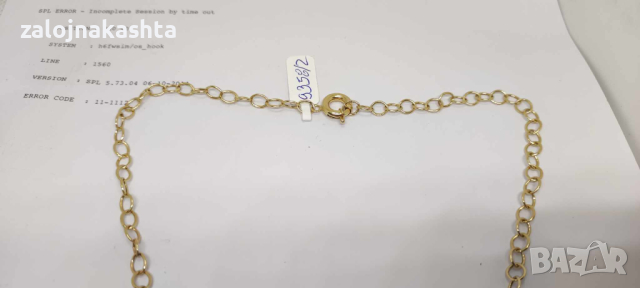 Ново Златно колие-6,45гр/14кр, снимка 5 - Колиета, медальони, синджири - 44824671