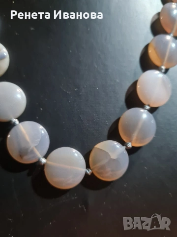 Ново колие от опашен кварц, снимка 2 - Колиета, медальони, синджири - 53357462