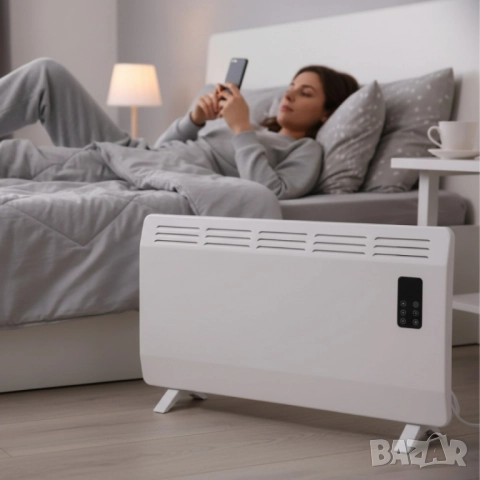 Конвектор Voltz OV51974D – 2400W, Wi-Fi управление, LED дисплей и таймер, снимка 5 - Друга електроника - 51845825