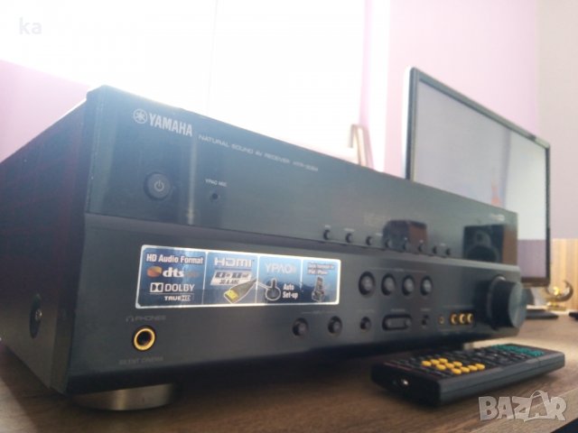 600Watts Yamaha HTR-3064 мощен ресивър с дистанционно+SUB OUT, снимка 2 - Ресийвъри, усилватели, смесителни пултове - 35803885