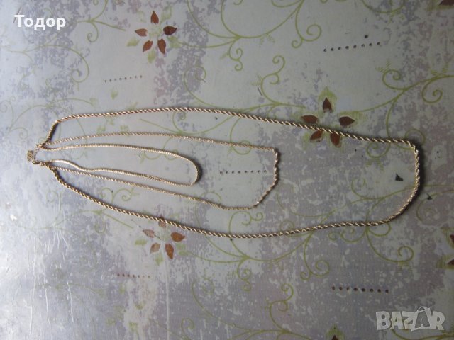 Уникално позлатено колие гердан 1, снимка 3 - Колиета, медальони, синджири - 34780767