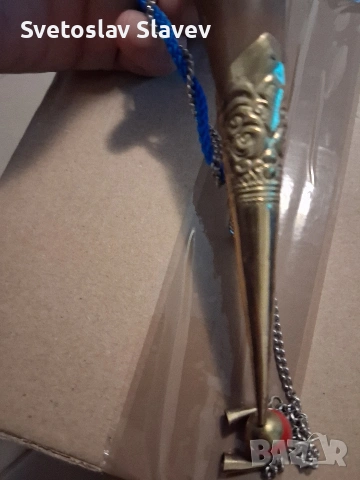 Естествен рог с обков., снимка 3 - Колекции - 53711453