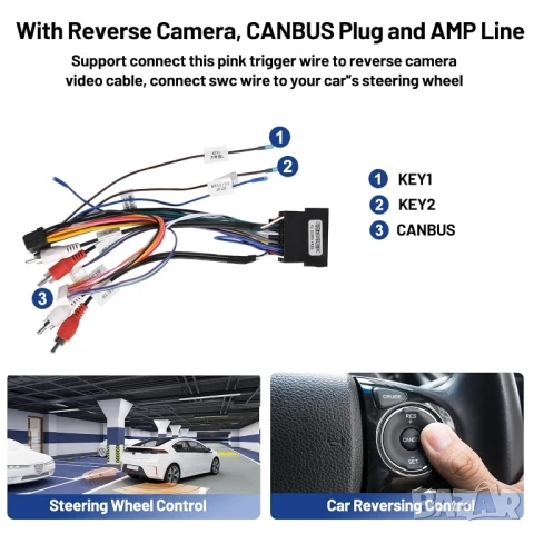 Кабел, за Fiat, Fiat 500, DOBLO, DUCATO, букса, конектор, мултимедия, навигация, китайска с андроид, снимка 3 - Аксесоари и консумативи - 51093061