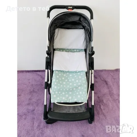 Комплект завивки Мента звезди с бяло, снимка 1