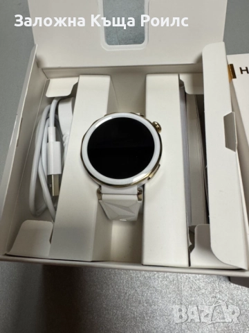 HUAWEI WATCH GT 5 Pro /JNA-B29/, 42 MM, White Rubber, снимка 3 - Смарт гривни - 51631173
