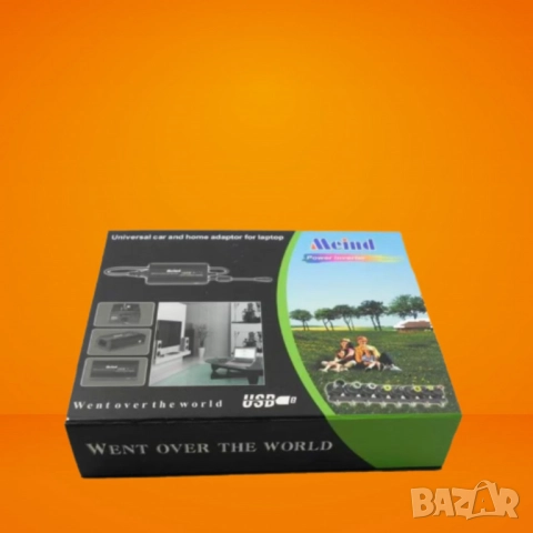 Универсален адаптер с множество сменяеми накрайници и USB порт, снимка 9 - Други стоки за дома - 52094083