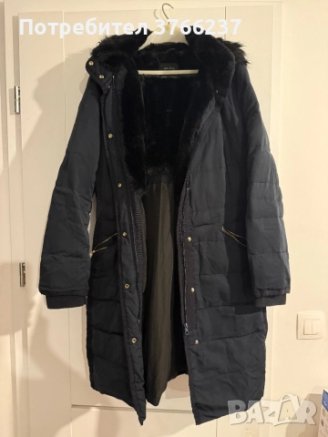 Дълго пухено яке ZARA