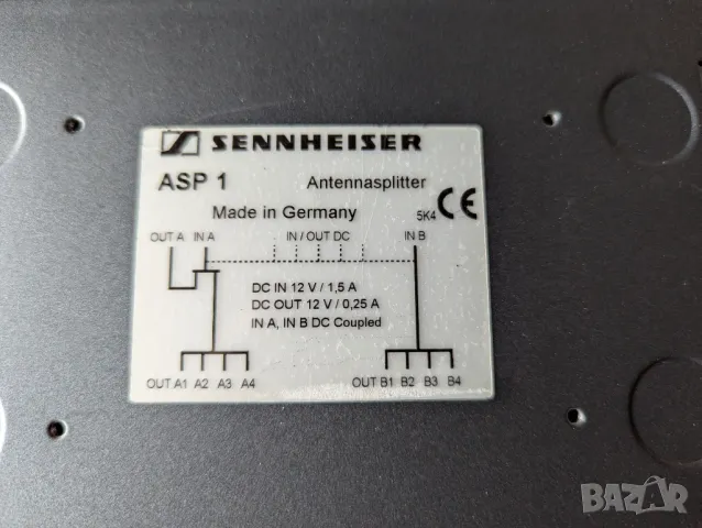 Sennheiser ASP-1 antenna Splitter, снимка 9 - Микрофони - 48128952